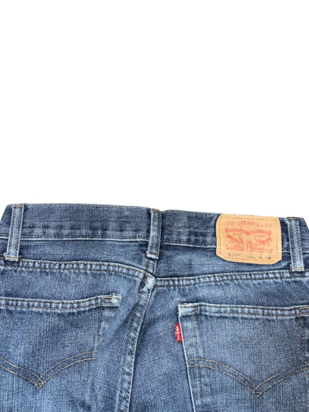Levi's 514 16 Reg 28x28 Straight Denim Jeans - Picture 7 of 8
